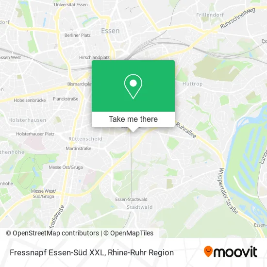 Карта Fressnapf Essen-Süd XXL