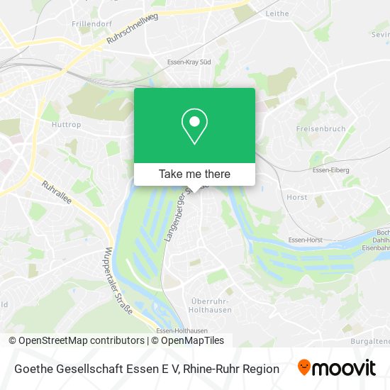 Goethe Gesellschaft Essen E V map