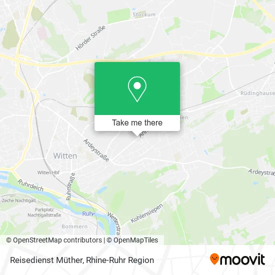 Reisedienst Müther map