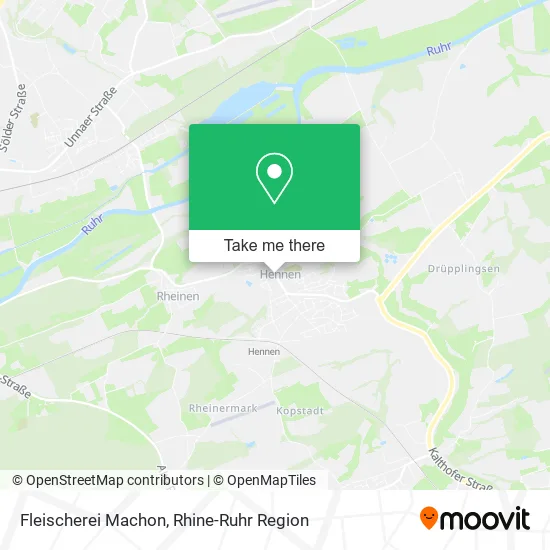 Fleischerei Machon map