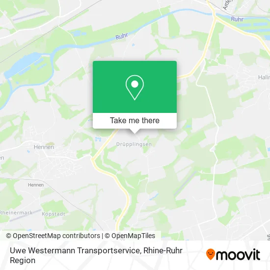 Карта Uwe Westermann Transportservice