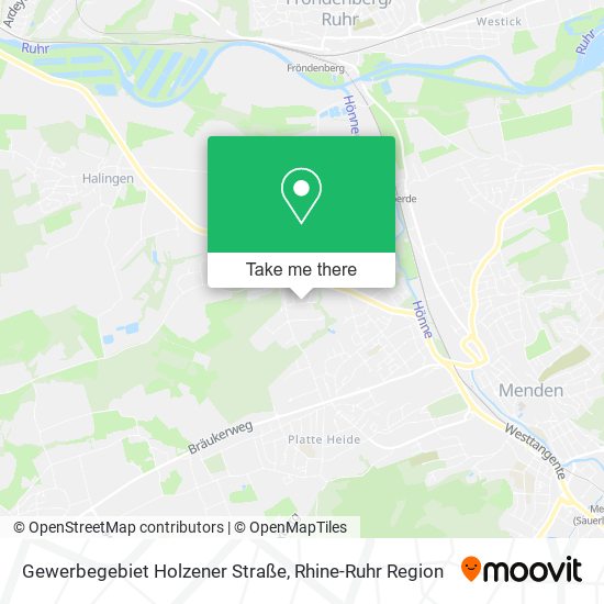 Gewerbegebiet Holzener Straße map