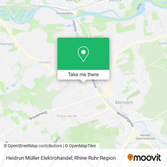 Карта Heidrun Müller Elektrohandel