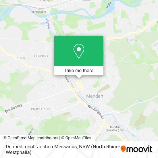 Dr. med. dent. Jochen Messarius map