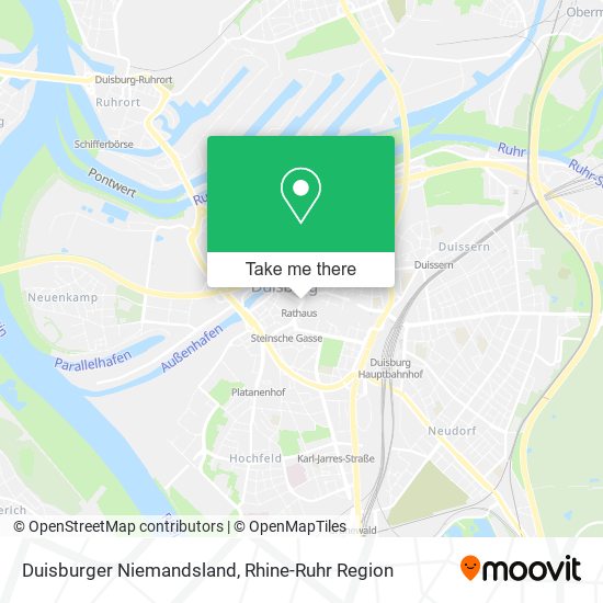 Duisburger Niemandsland map