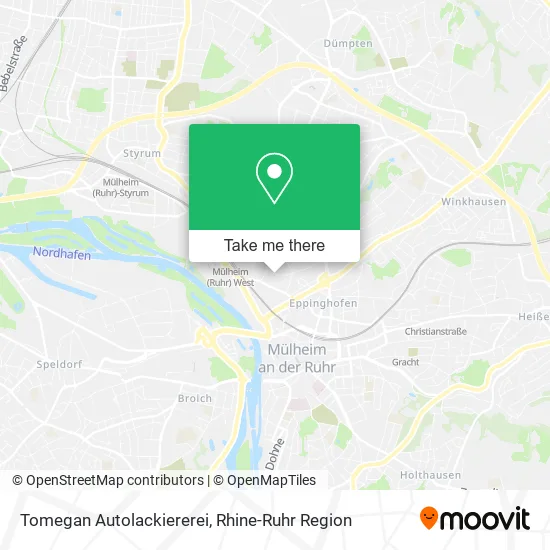 Карта Tomegan Autolackiererei