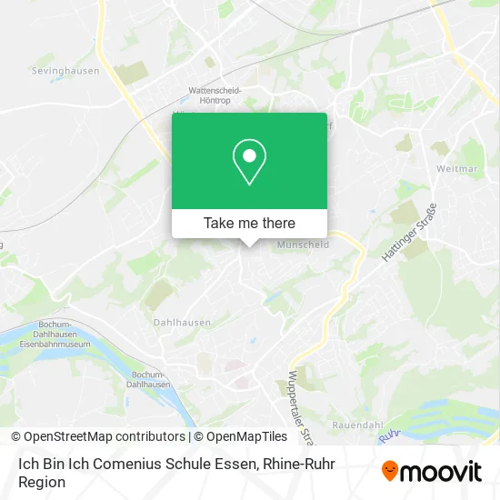 Карта Ich Bin Ich Comenius Schule Essen