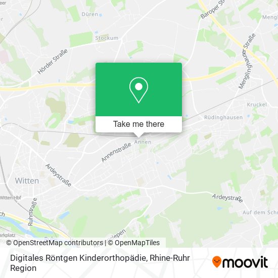 Digitales Röntgen Kinderorthopädie map