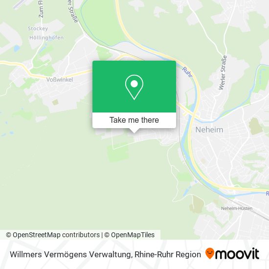 Карта Willmers Vermögens Verwaltung