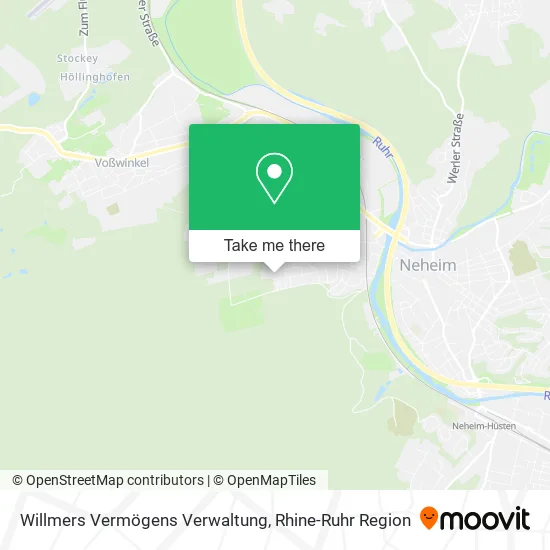 Карта Willmers Vermögens Verwaltung