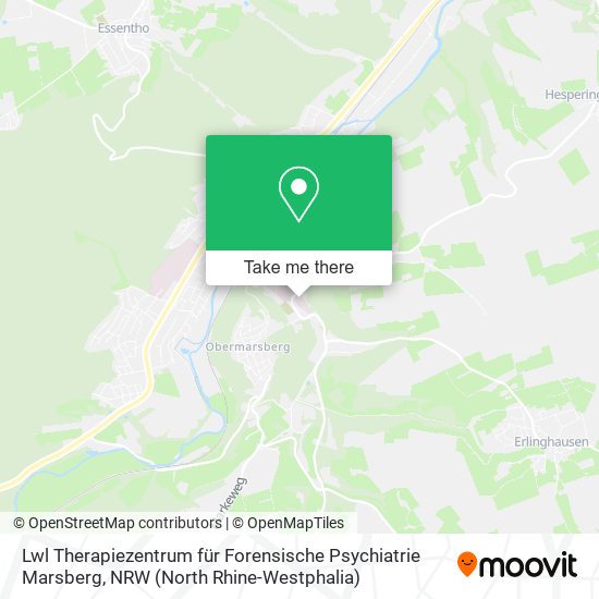 Карта Lwl Therapiezentrum für Forensische Psychiatrie Marsberg