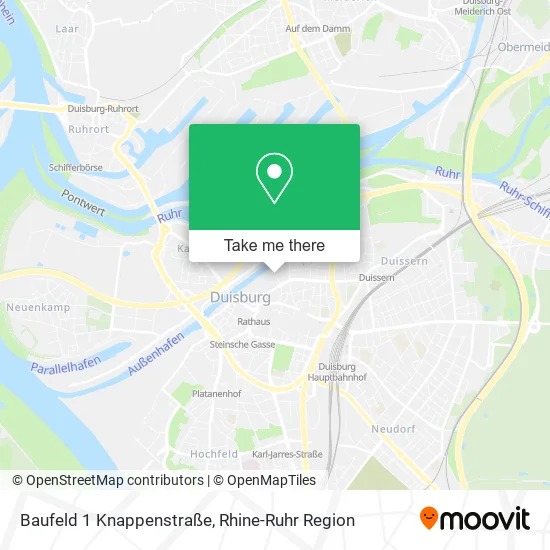 Карта Baufeld 1 Knappenstraße