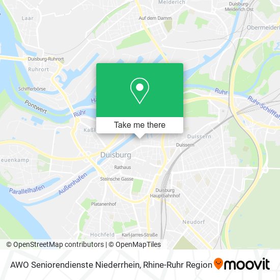 AWO Seniorendienste Niederrhein map