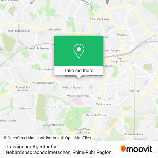 Transignum Agentur für Gebärdensprachdolmetschen map