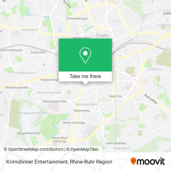 Krimidinner Entertainment map