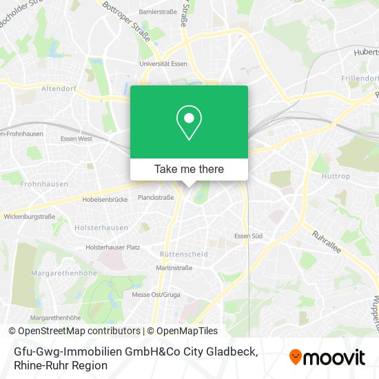 Gfu-Gwg-Immobilien GmbH&Co City Gladbeck map