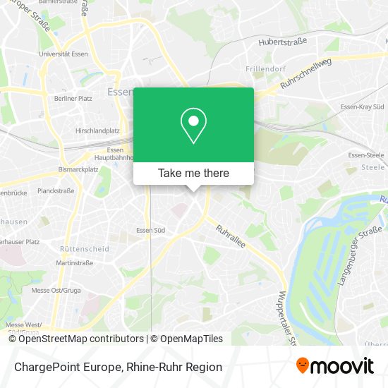 ChargePoint Europe map