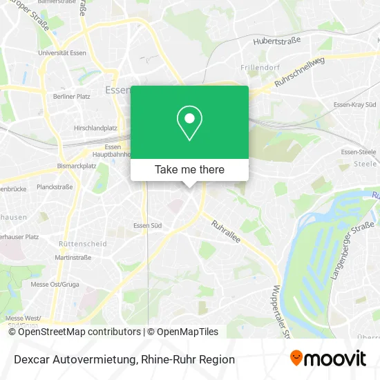 Карта Dexcar Autovermietung