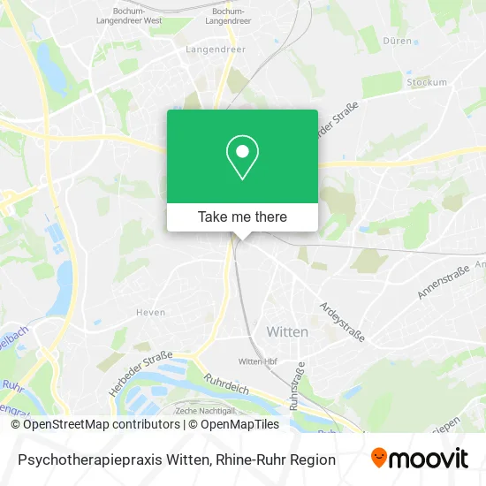 Карта Psychotherapiepraxis Witten