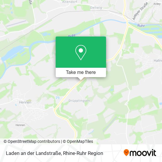Laden an der Landstraße map