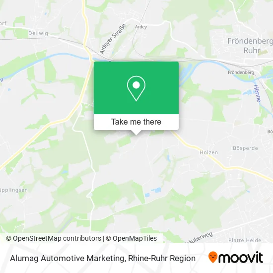 Карта Alumag Automotive Marketing