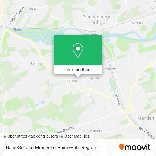 Карта Haus-Service Meinecke