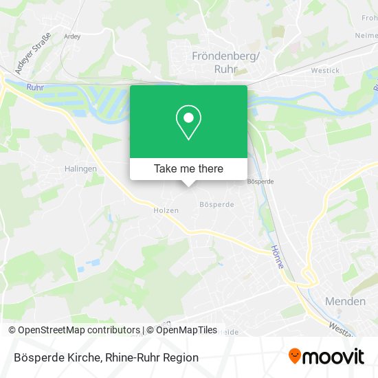 Bösperde Kirche map