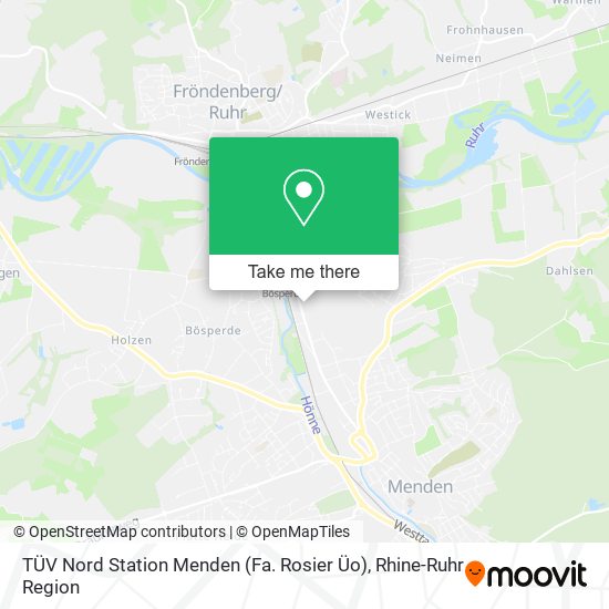 TÜV Nord Station Menden (Fa. Rosier Üo) map