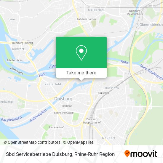 Sbd Servicebetriebe Duisburg map