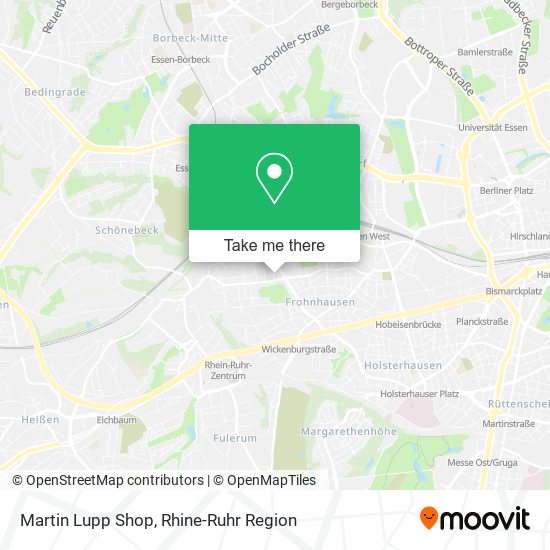 Martin Lupp Shop map