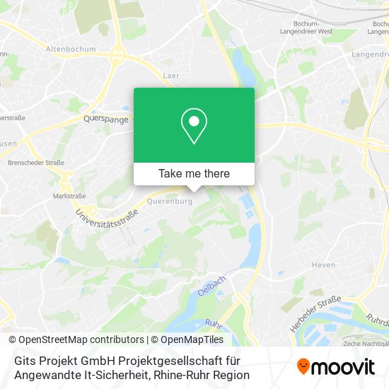 Gits Projekt GmbH Projektgesellschaft für Angewandte It-Sicherheit map