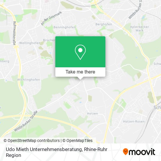 Карта Udo Mieth Unternehmensberatung