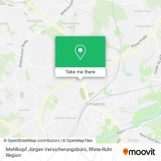 Карта Mehlkopf Jürgen Versicherungsbüro