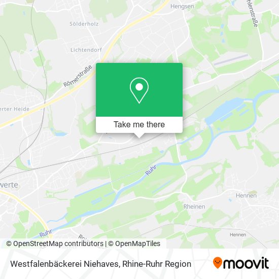 Westfalenbäckerei Niehaves map