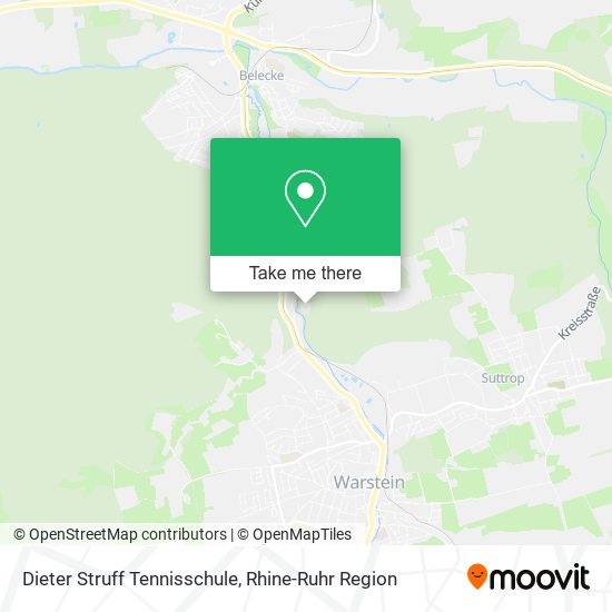 Dieter Struff Tennisschule map