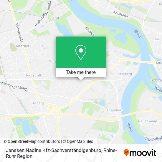 Janssen Nadine Kfz-Sachverständigenbüro map