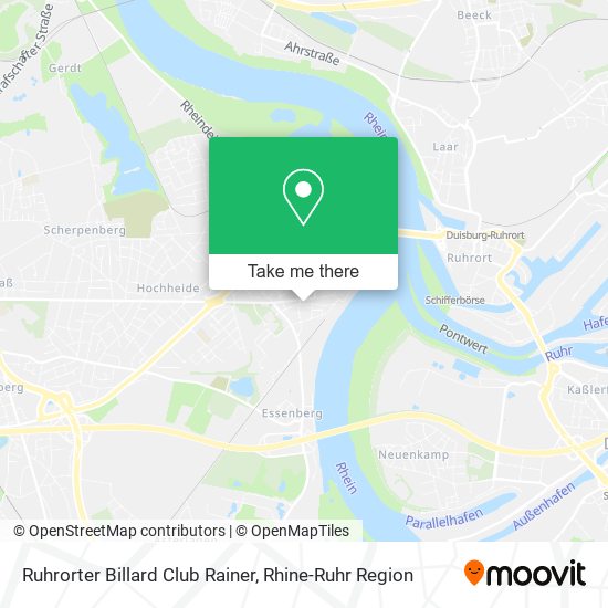 Ruhrorter Billard Club Rainer map