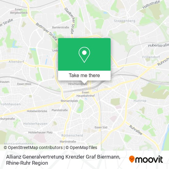 Allianz Generalvertretung Krenzler Graf Biermann map