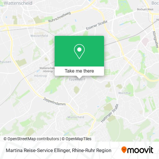 Martina Reise-Service Ellinger map