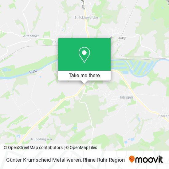 Günter Krumscheid Metallwaren map