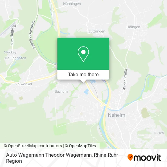 Карта Auto Wagemann Theodor Wagemann