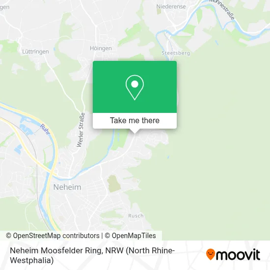 Neheim Moosfelder Ring map