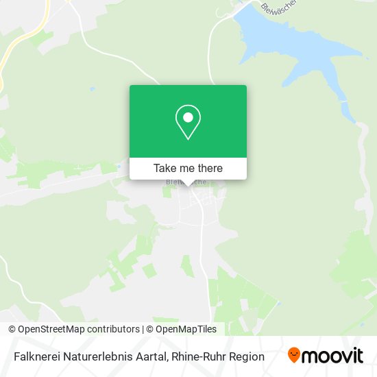 Falknerei Naturerlebnis Aartal map