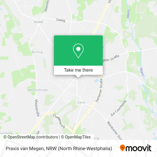 Карта Praxis van Megen