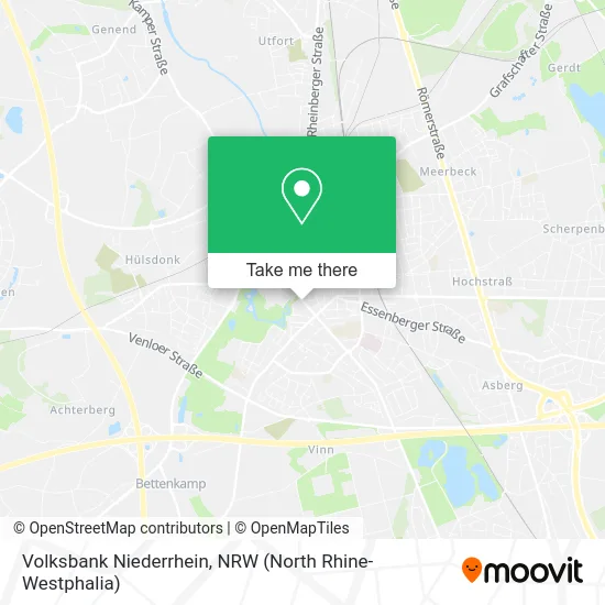 Карта Volksbank Niederrhein