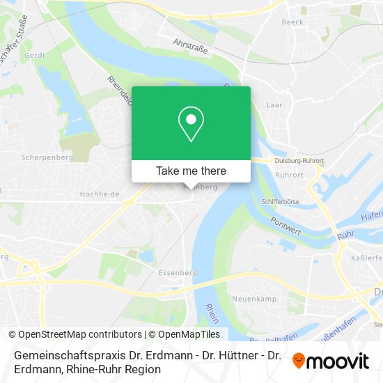 Gemeinschaftspraxis Dr. Erdmann - Dr. Hüttner - Dr. Erdmann map