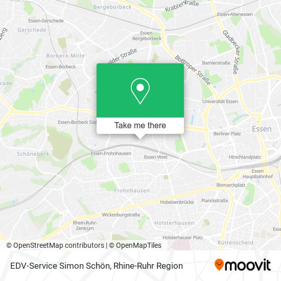 EDV-Service Simon Schön map