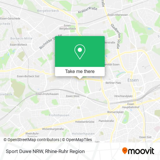 Карта Sport Duwe NRW