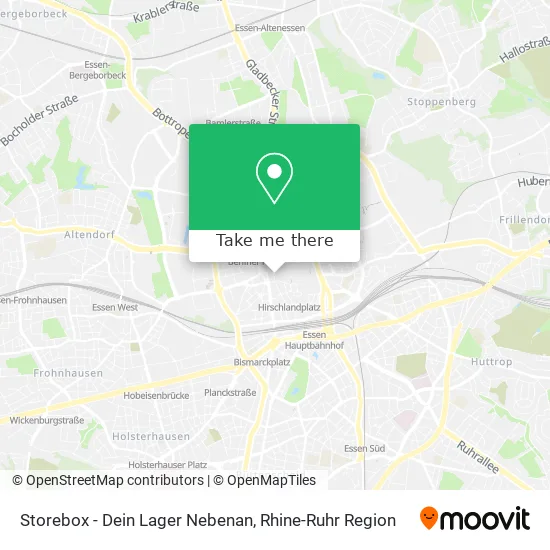 Карта Storebox - Dein Lager Nebenan