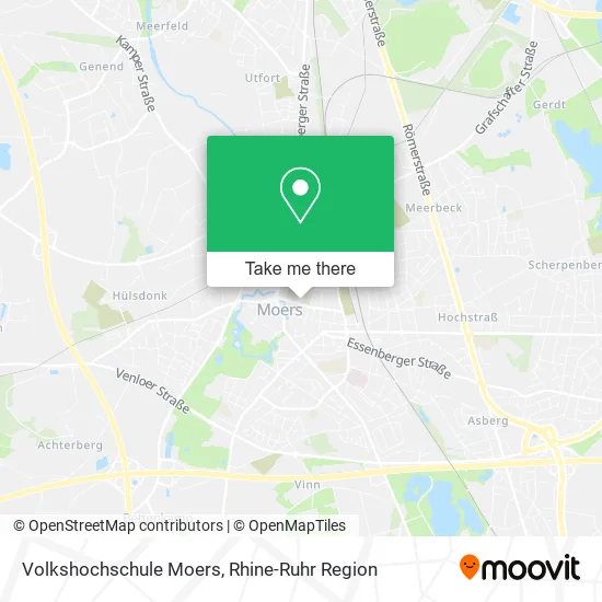 Карта Volkshochschule Moers
